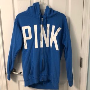 Pink VS Hoodie bright blue